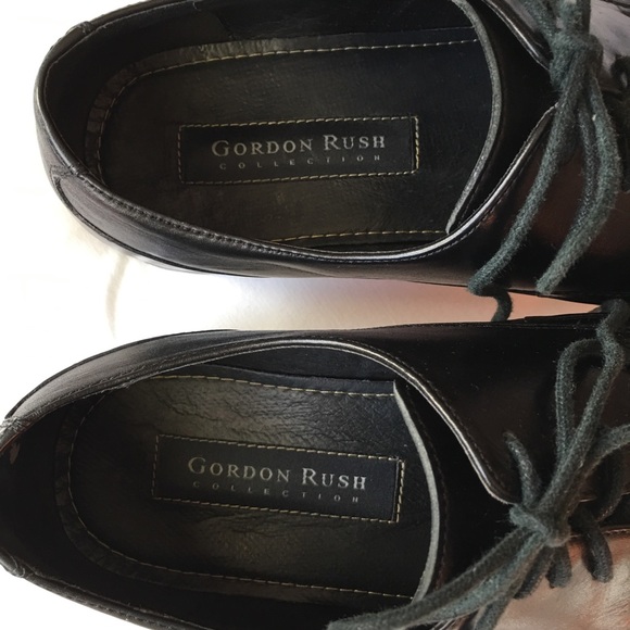 GORDON RUSH Men’s Leather Dress Shoes, Size 8 - Picture 5 of 7